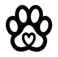 Dog Puppy Paw Love Vinyl Decal Sticker Waterproof Outdoor Car Laptop Window Mug