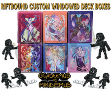 RIFTBOUND CUSTOM DECK BOX WITH CHAMPION WINDOW DISPLAY - CVM TCG Card Game