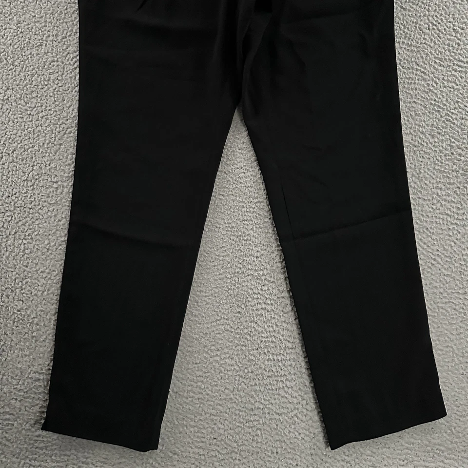 Pantalones para mujer Spiegel negros talla 14 tiro alto carrera oficina trabajo 100 % poliéster Foto 4 de 4