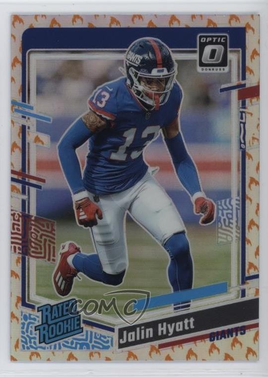 2023 Panini Donruss Optic Rated Fire Prizm Jalin Hyatt #279 Rookie RC 1eo2