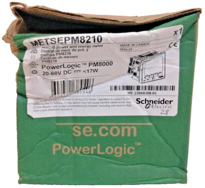 Schneider METSEPM8210 Power Logic PM8000 Power Meter -New Damaged Box with Label
