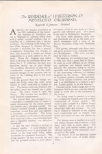 1922 * Miraflores * Music Academy of the West Montecito CA * Reginald Johnson