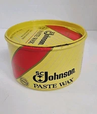 SC Johnson Paste Wax Vintage Original 1988 Formula 16oz Container 95% Full