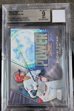 2020 Topps Stadium Club - Power Zone Shohei Ohtani BGS 9 GU JERSEY PC 2/21/23