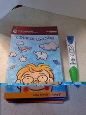 Leap Frog Early Reading Series LeapReader Interactive Pen, 10 Books, WORKS