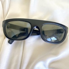 VTG COOL-RAY POLAROID 145 CARI MICHELLE Black FRAME GRAY LENS SUNGLASSES READ