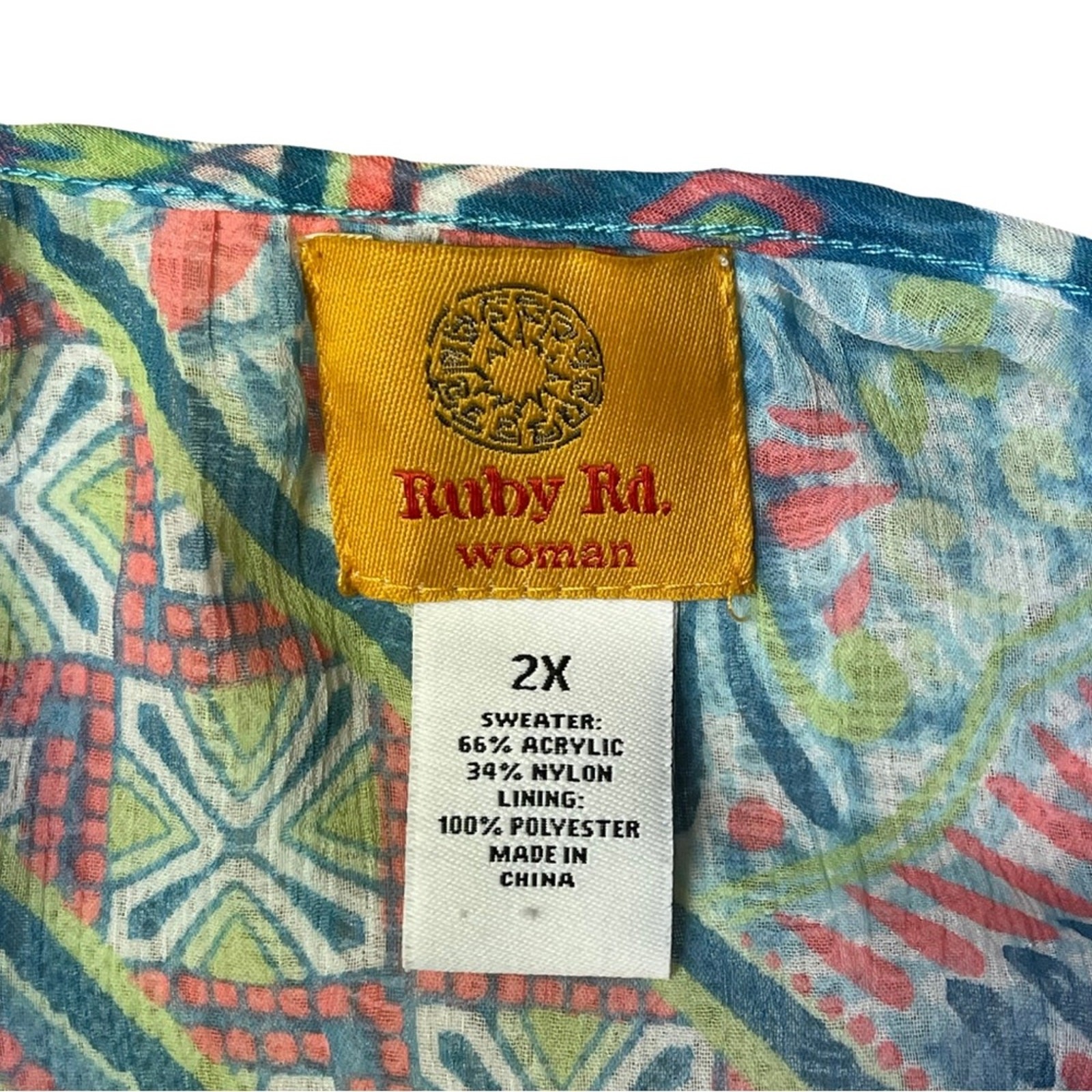 Ruby Rd cardigan detailed lining lightweight femi… - image 3