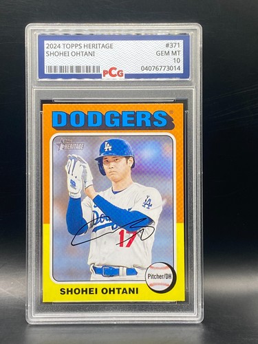 2024 Topps Heritage - Color Swap Variation Shohei Ohtani #371 PCG 10 GEM MT