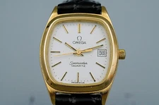 *Exc+4* Vintage 1982 OMEGA Seamaster Cal.1380 Ref.596.0034 Qz 23mm Women Watch