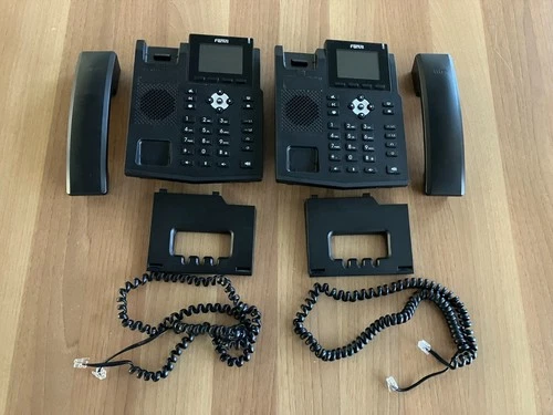 Lotto 2 telefoni Fanvil X3SG IP Phone PoE VoIP SIP nero black