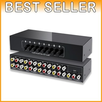 High-Quality Audio Video Selector Switcher