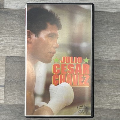 Julio Cesar Chavez VHS 1993 Fenicia Productions Video Visa Boxing Spanish Film 