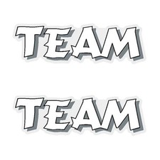 SE Racing - 90S PK Ripper TEAM top tube decal...