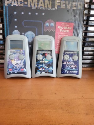  Konami Gradius, Star trek, top gun.Handheld LCD Game lot. tested work.
