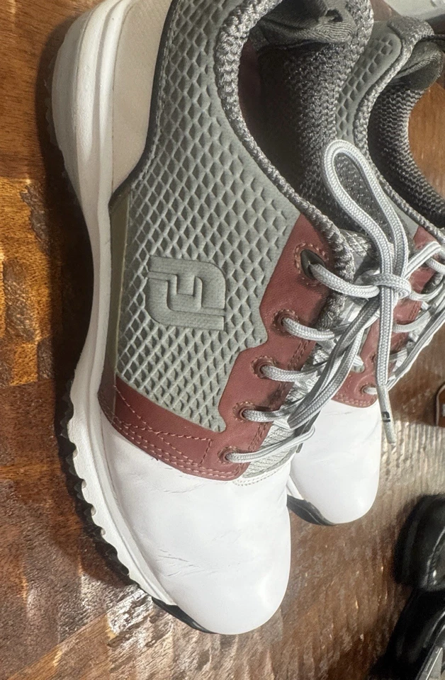 Footjoy Contour Fit - Zapatos de golf para hombre talla 8 - impermeables sin clavos Foto 4 de 4