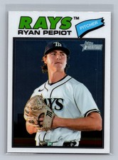 2026 Topps Heritage Ryan Pepiot #34 Chrome
