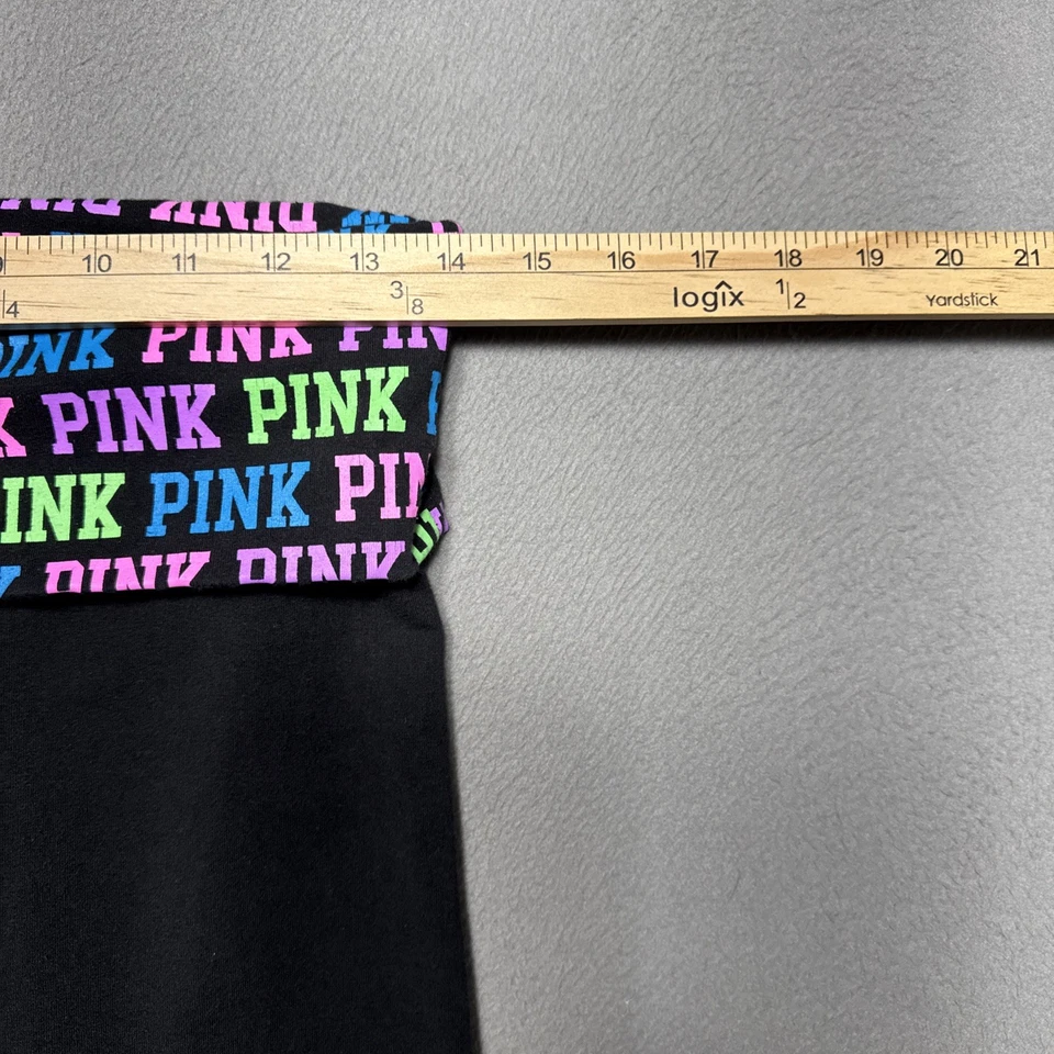 Pantalones de yoga Victoria’s Secret rosa plegable para mujer pequeños (28x17) multicolor elásticos Foto 3 de 4