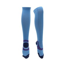 Anti-Friction Bike Cycling Socks Blue Size L 1 Pair