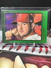 2021 Topps Gallery - Masters of the Craft Mike Trout #MTC-14 Green /250
