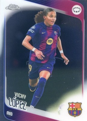 2025-26 Topps Chrome UEFA Champions League #46 Vicky López, FC Barcelona