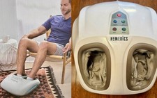 HoMedics Shiatsu Air Foot Massager with Heat Air 2.0 Deep Kneading Foot Spa