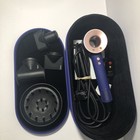 Dyson Supersonic Hair Dryer HD07 w/ attachments & Case Vinca Blue / Rose Copper