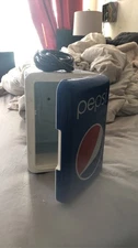 Pepsi 6-Can Mini Fridge Cooler 4 Liter Blue Compact Portable Home Car