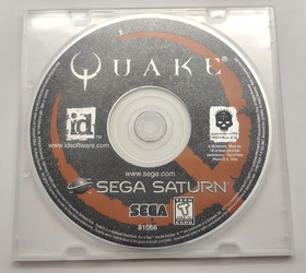 Quake (Sega Saturn, 1997) *Disc Only* Tested Working 100% & Cleaned!