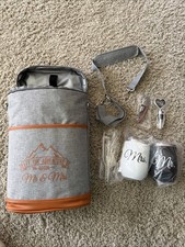 Mr. And Mrs. Wine Picnic Gift Set with Wine Glasses and Bottle Opener Wedding