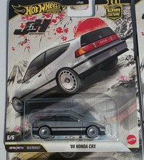 2026 Hot Wheels NEW Japan Historics 5 Car Culture '88 Honda CRX Real Riders MOC