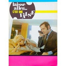 TAKE IT EASY, IT'S A WALTZ French Herald 6p 9x12 - 1971 - Georges Lautner, Jean
