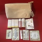 Luxury Travel Set Sisley Paris Samples Bag Rose Sisleya Perfume Velvet 12 Pieces