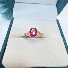 Sapphire Ring, September Birthstone, 925 Sterling Silver, Lab Created Sapphire