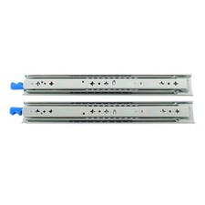 16" Locking Drawer Slides 250lb Heavy Duty Ball Bearing Full Extension With Lock