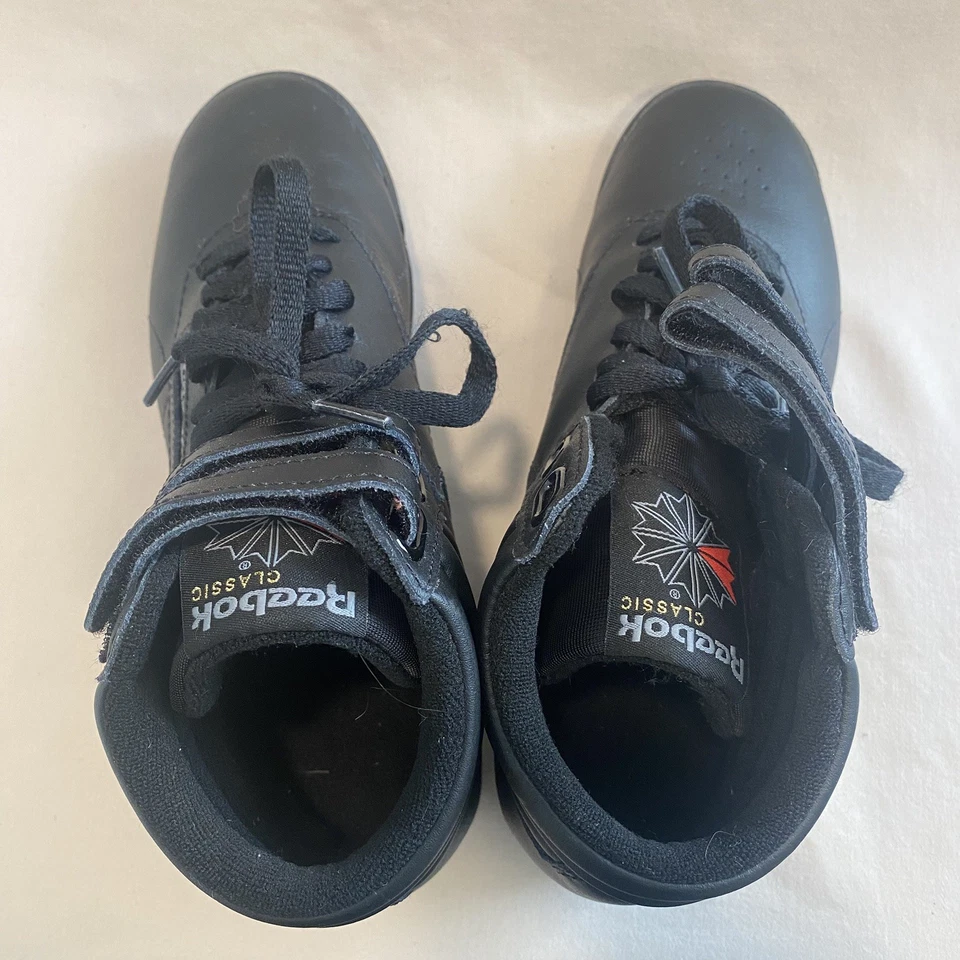 Reebok Classic Freestyle Hi Shoes Black High Tops  Sneakers Women’s Size 5.5 - Image 2 of 4