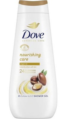 14,50 /L - 6x Dove Advanced Care Duschgel mit Arganöl - Nourishing Care - 400ml