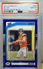 2024 Panini Donruss - Rated Rookie Bo Nix #369 Blue Press Proof (RC) PSA 8