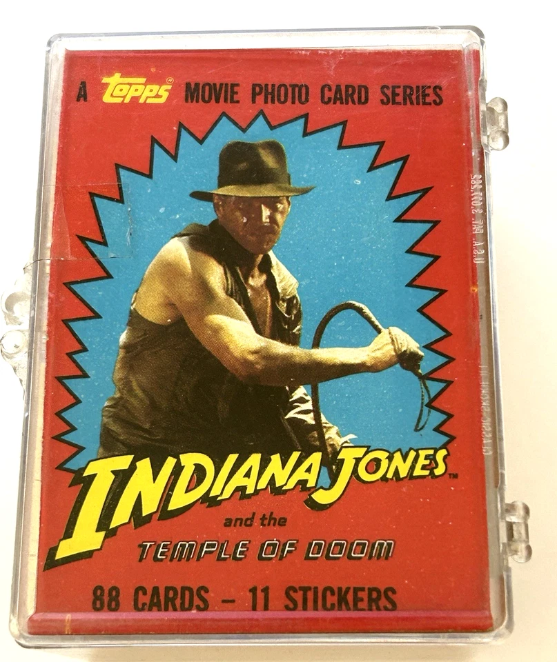 Indiana Jones and the Temple of Doom 88 Card Set & 11 Stickers. pack Fresh ! - Photo 1/1