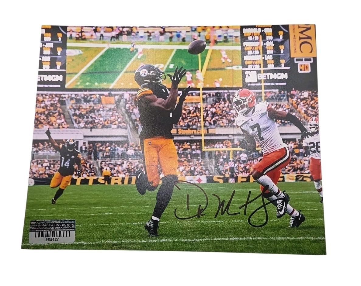 DK Metcalf Signed Autographed 8x10 Photo Pittsburgh Steelers Authentication Pros