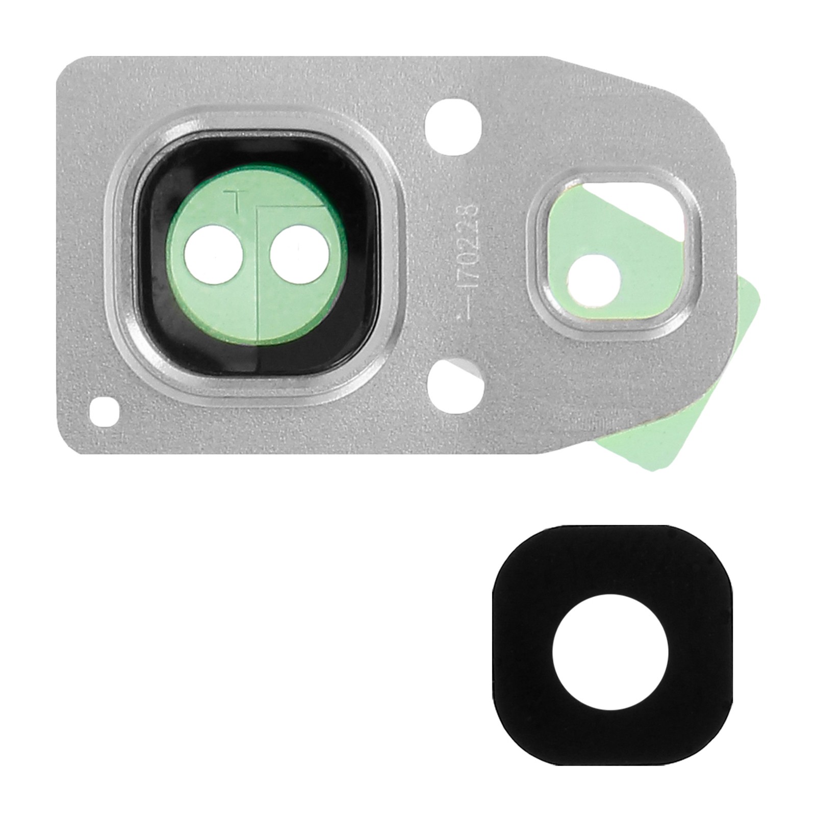 Lentille caméra arrière Galaxy A3 A5 A7 2017 vitre remplacement argent