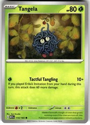 Tangela 114/165 Common SV: Scarlet & Violet 151