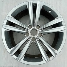 1x Alufelge 18 Zoll 8.0" 5x112 40ET Glanz Grau 3G8601025N VW Arteon Rim Wheel