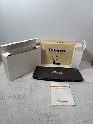 TESmart HDMI Dual Monitor KVM Switch 4K@60Hz 4:4:4 HKS0402A1U