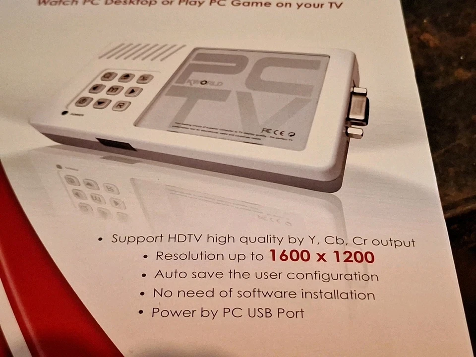 PC To TV Game Box New, retrofit your old pc to connect to your TV Open box🔺️ - Image 2 of 4