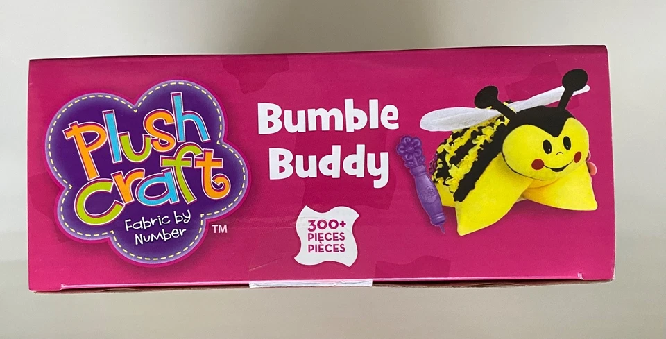 Kit de almohada artesanal de felpa Bumble Buddy tela de fábrica orbe por número edades 4+ nuevo Foto 3 de 4