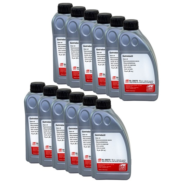 GetriebeöL Direktschaltgetriebe (DCTF-1) Febi 39070 12X 1 Liter FüR Audi Ford Vw-image