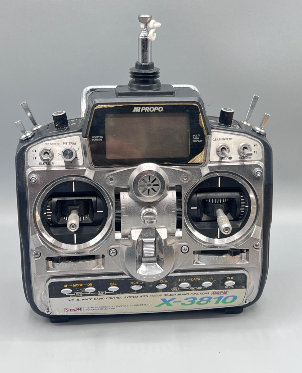 JR Propo X-3810 8-Channel PCM PPM RC Transmitter Vintage Japan | eBay