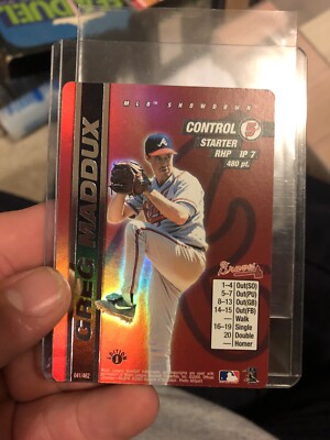 2000 MLB Showdown--1st Edition--Greg Maddux--Foil--#41 WOC Atlanta Braves HOF
