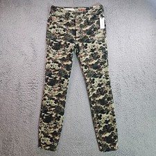  110 NWT Anthropologie Pilcro Corduroy Pants Sz 27 High Rise Skinny Camo NEW