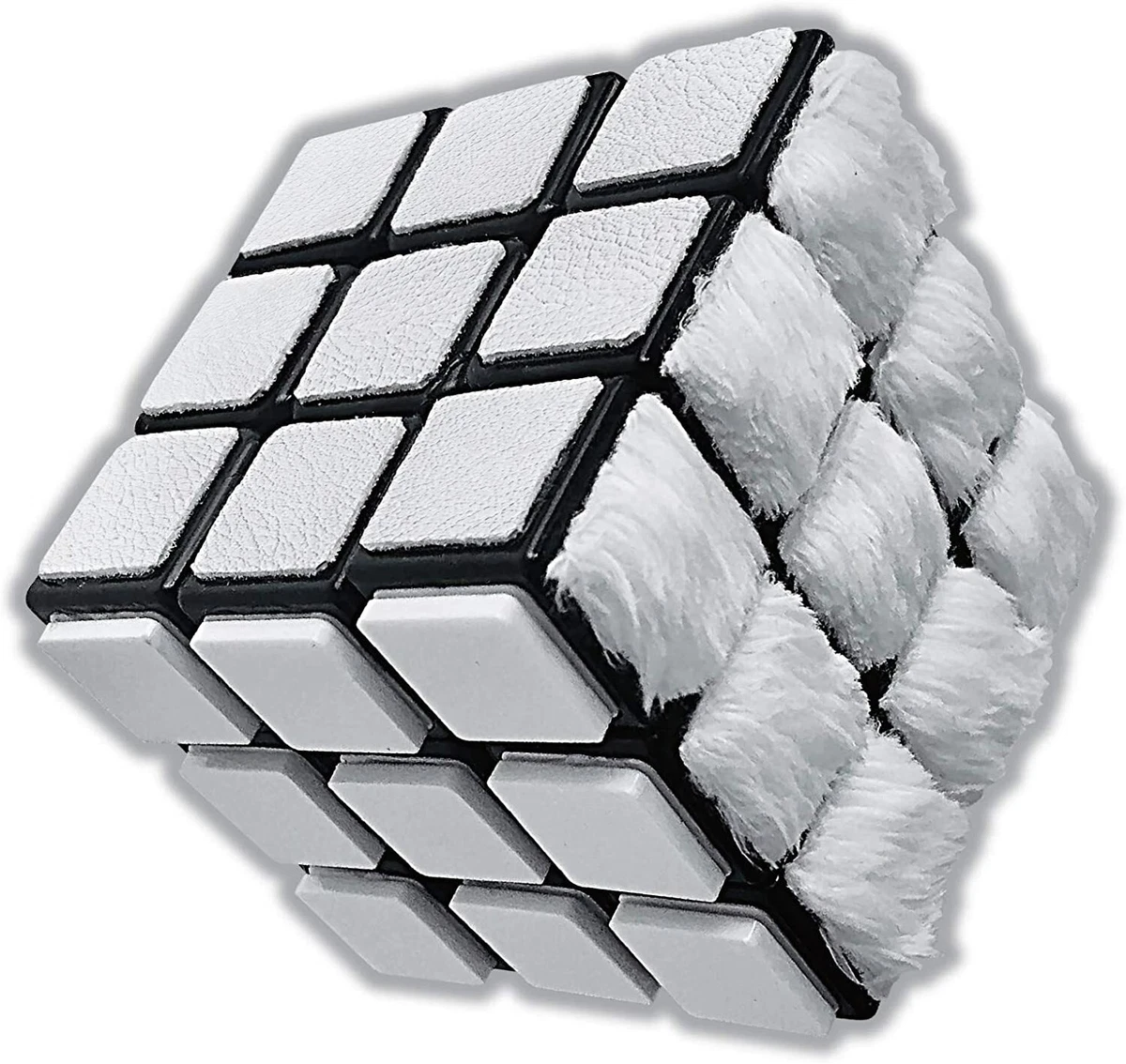 Triangle Rubik's Cube - ABS - White - Black from Apollo Box